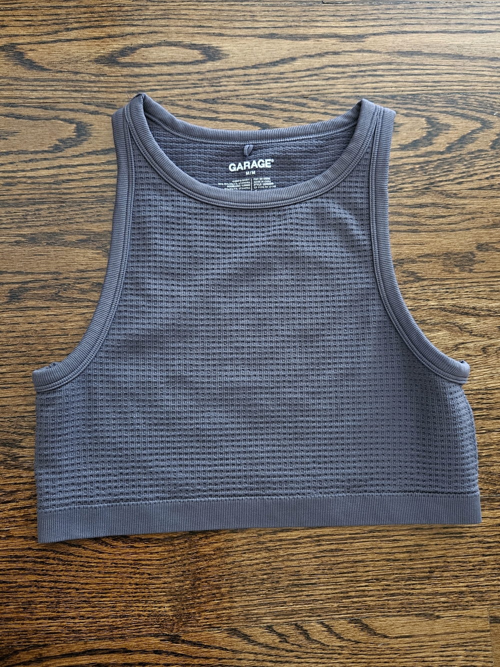 Garage Women's Waffle Knit Workout Top